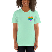 Rainbow Pride Heart Unisex T-Shirt