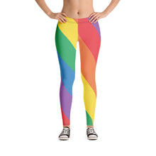 Rainbow Stripe Pride Leggings