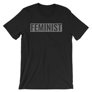 Feminist Block Print Short-Sleeve Unisex T-Shirt