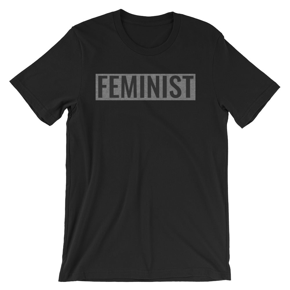 Feminist Block Print Short-Sleeve Unisex T-Shirt