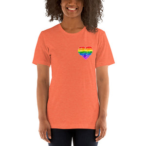 Rainbow Pride Heart Unisex T-Shirt