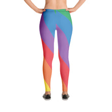 Rainbow Stripe Pride Leggings